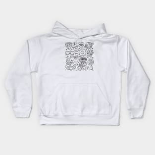 Food Abstract Kids Hoodie